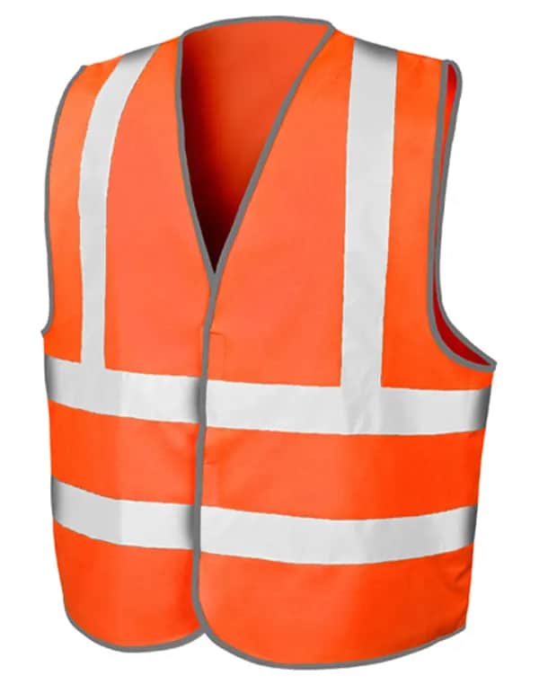 High Vis Motorway Vest - Fluorescent Orange