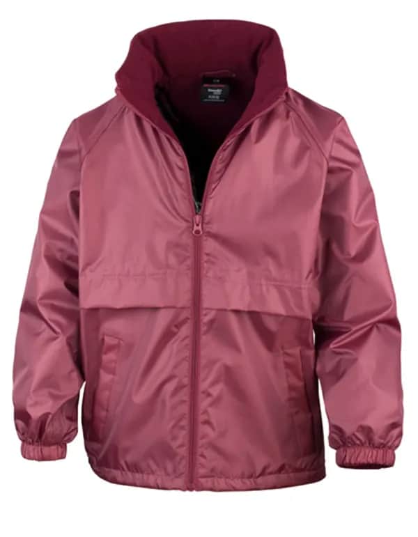 Microfleece Lined Jacket - Burgundy