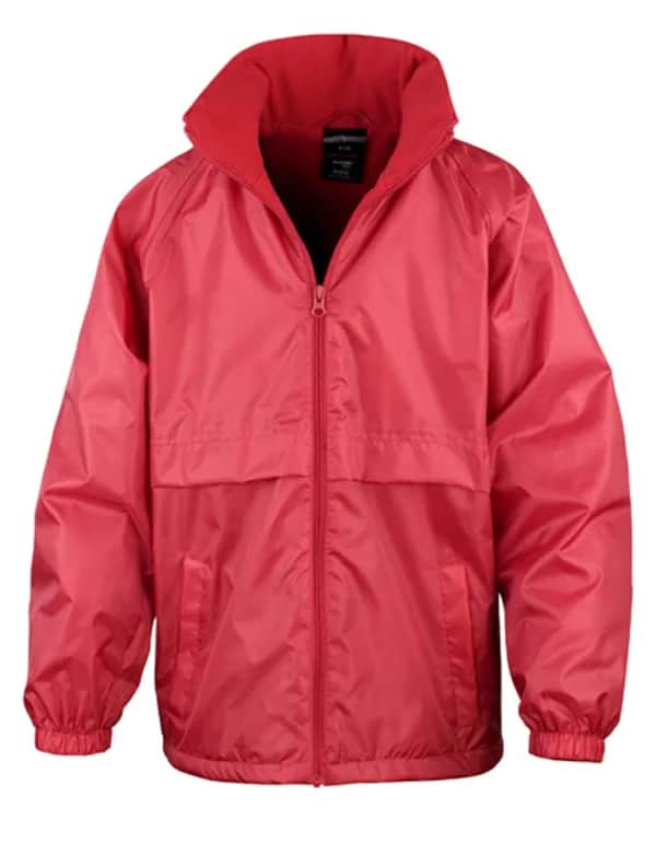 Junior Microfleece Lined Jacket - Red