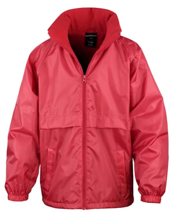 Youth Microfleece Lined Jacket - Red