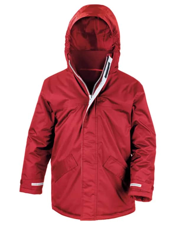 Junior Channel Parka - Red