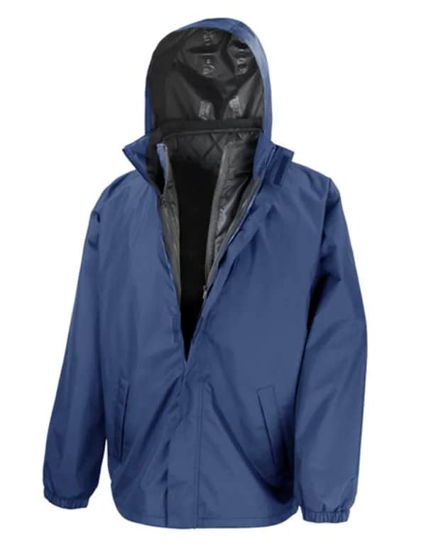 3-in-1 Jacket With Quilted Bodywarmer - Navy