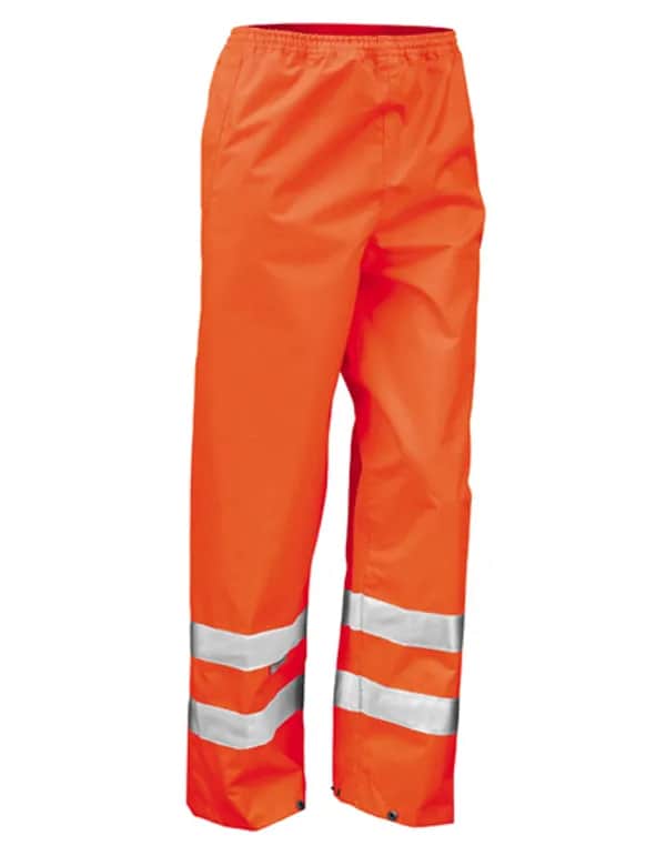 Safety High Vis Trouser - Fluorescent Orange