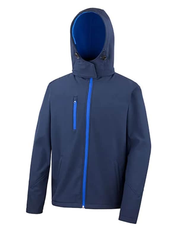 Men´s TX Performance Hooded Soft Jacket - Navy/Royal