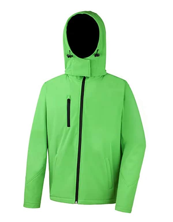 Men´s TX Performance Hooded Soft Jacket - Vivid Green/Black