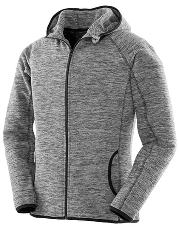 Women´s Microfleece Hoodi - Marl Grey/Black