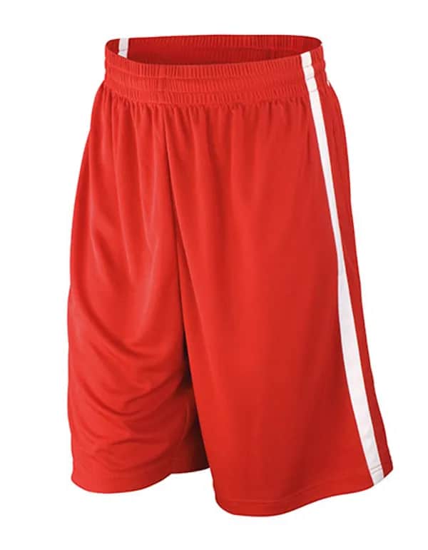 Men´s Basketball Quick Dry Short - Red/White