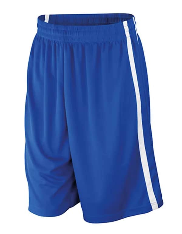 Men´s Basketball Quick Dry Short - Royal/White