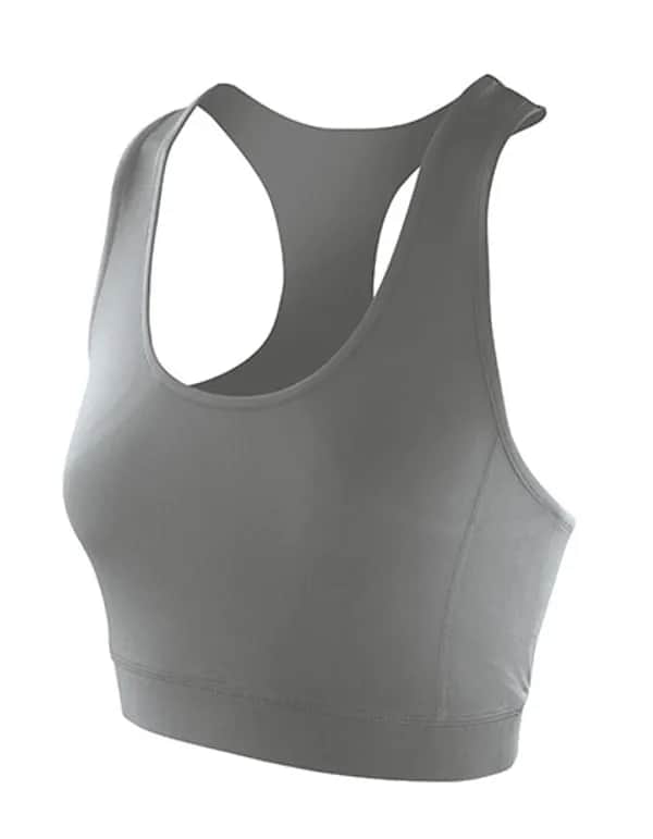 Women´s Impact Softex® Crop Top - Cloudy Grey