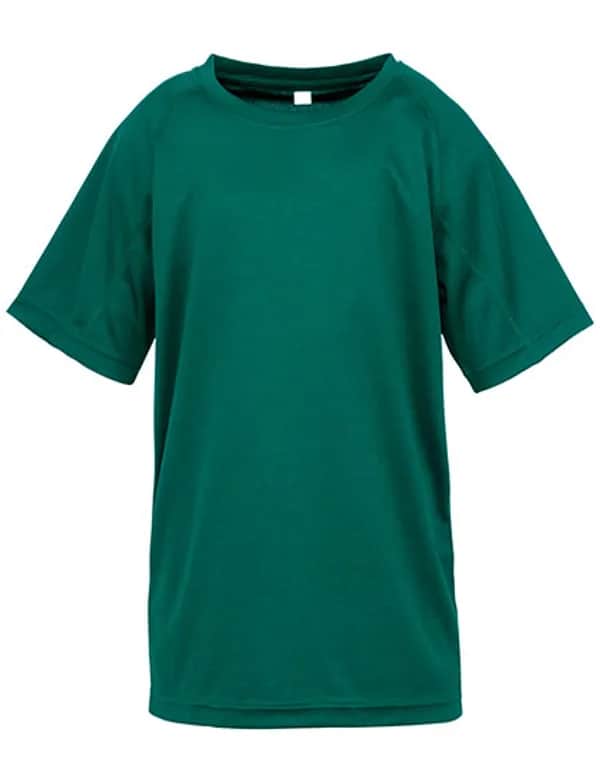 Junior Performance Aircool Tee - Bottle Green
