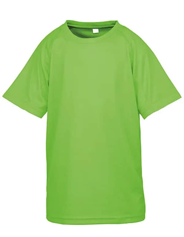 Junior Performance Aircool Tee - Lime