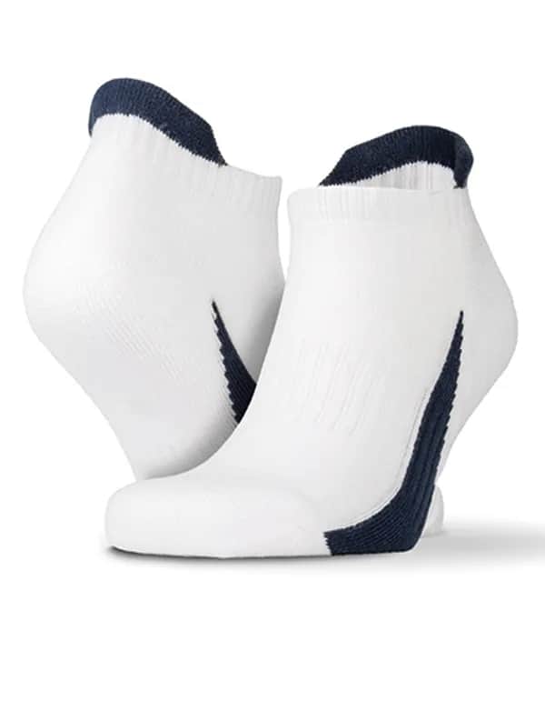 Sneaker Sports Socks (3 Pair Pack) - White/Navy