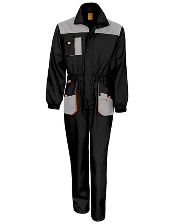 Lite Coverall - Black/Grey/Orange