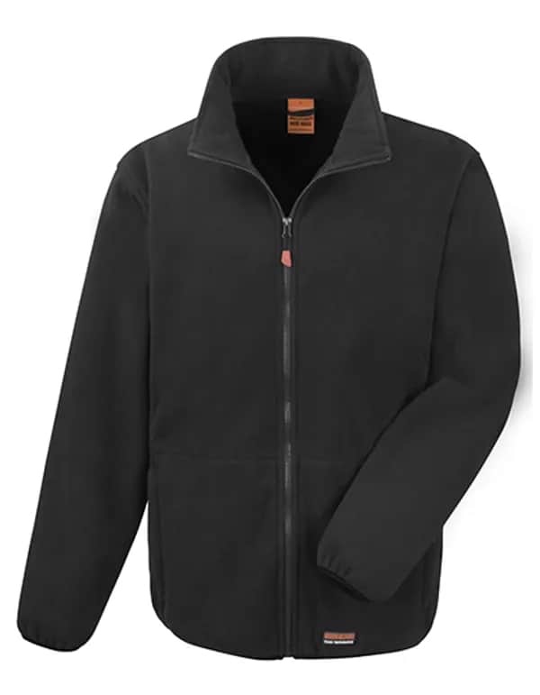 Heavy Duty Microfleece Jacket - Black