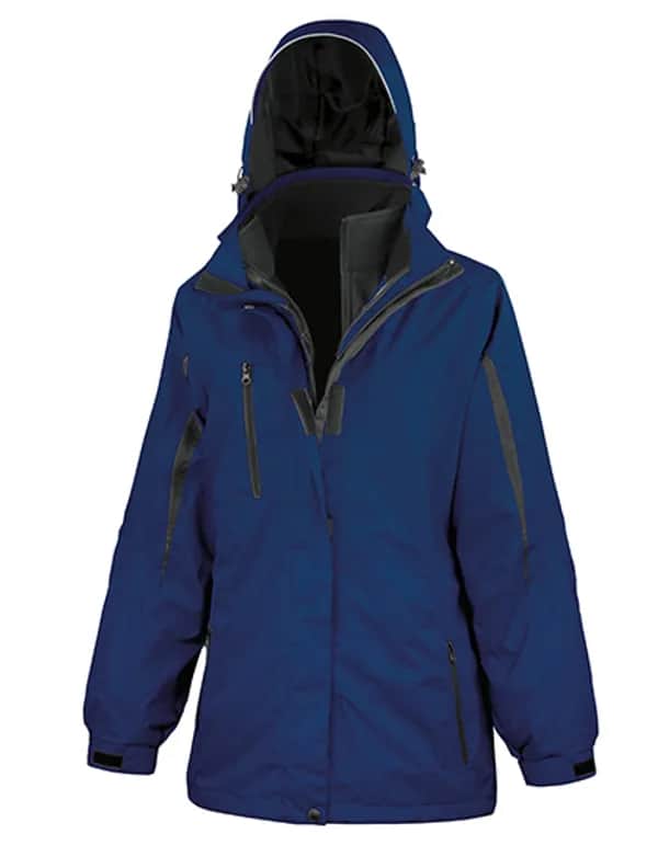 Women´s 3-in-1 Journey Jacket With Soft Shell Inner - Navy/Black