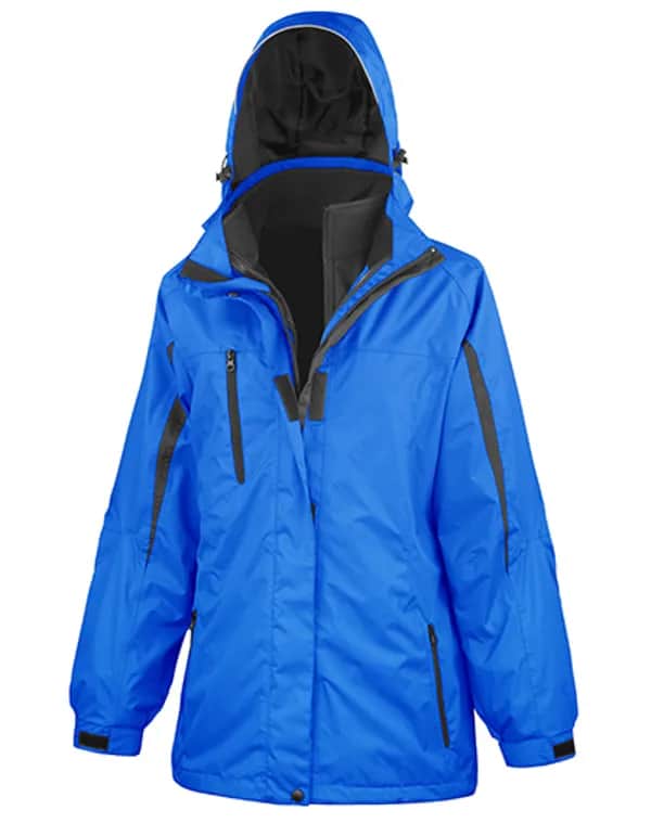 Women´s 3-in-1 Journey Jacket With Soft Shell Inner - Royal/Black