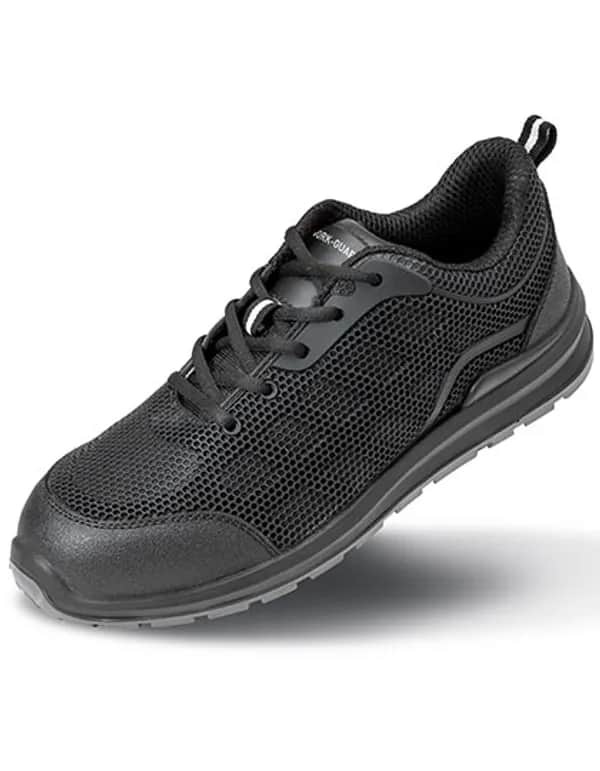 All Black Safety Trainer - Black