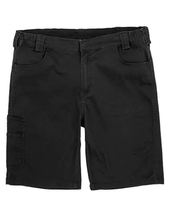 Super Stretch Slim Chino Shorts - Black
