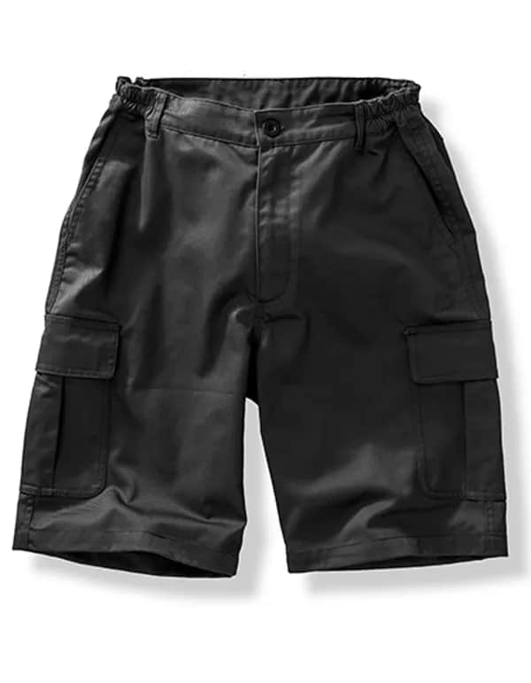 Recycled Work-Guard Utility Shorts - Black