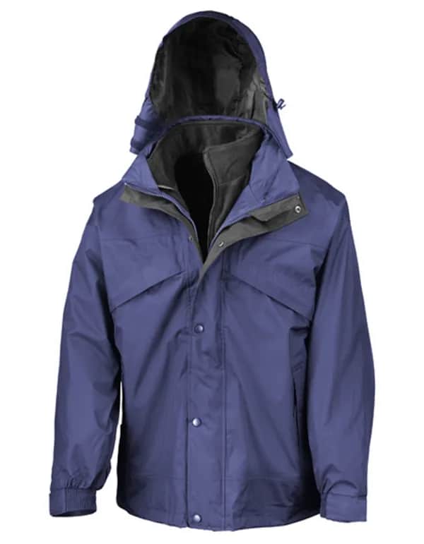3-in-1 Zip & Clip Jacket - Royal