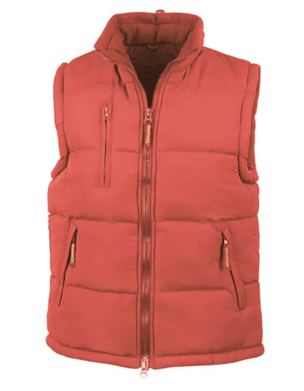 Ultra Padded Bodywarmer - Red