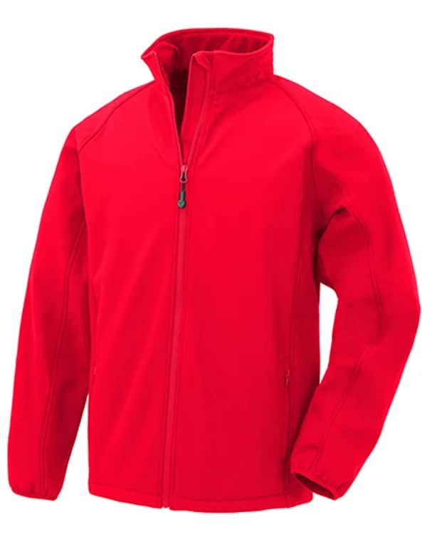 Men´s Recycled 2-Layer Printable Softshell Jacket - Red