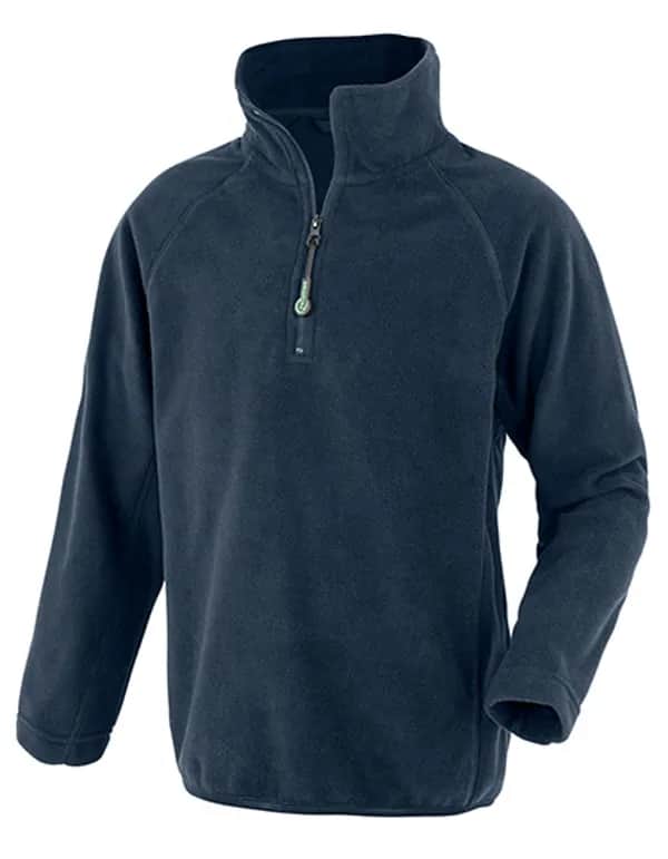 Junior Recycled Microfleece Top - Navy