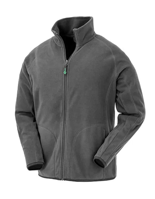 Recycled Microfleece Jacket - Grey