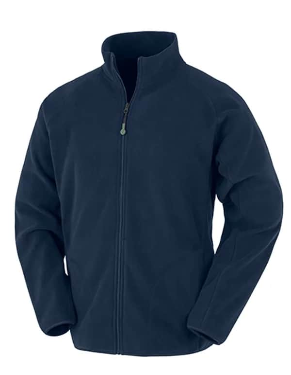 Recycled Microfleece Jacket - Navy