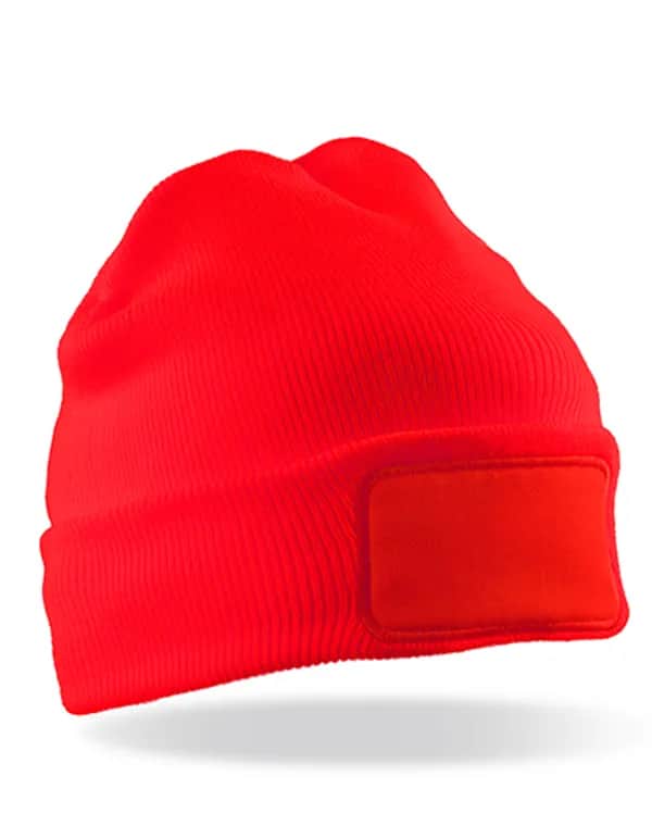 Recycled Thinsulate™ Printers Beanie - Red
