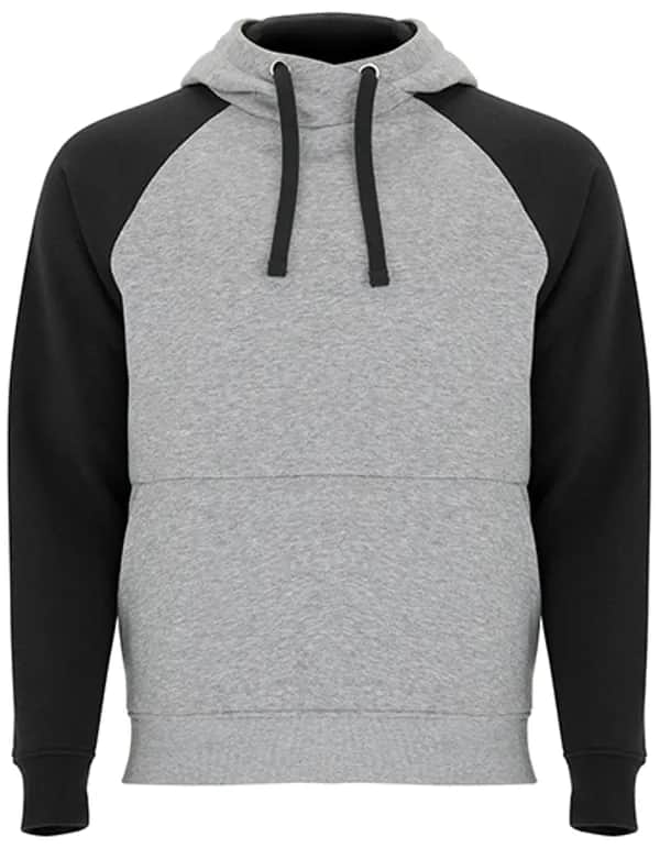 Badet Hooded Sweatshirt - Heather Grey 58/Black 02