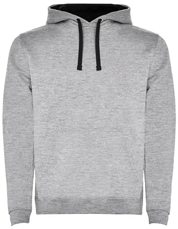 Men´s Urban Hooded Sweatshirt - Heather Grey 58/Black 02