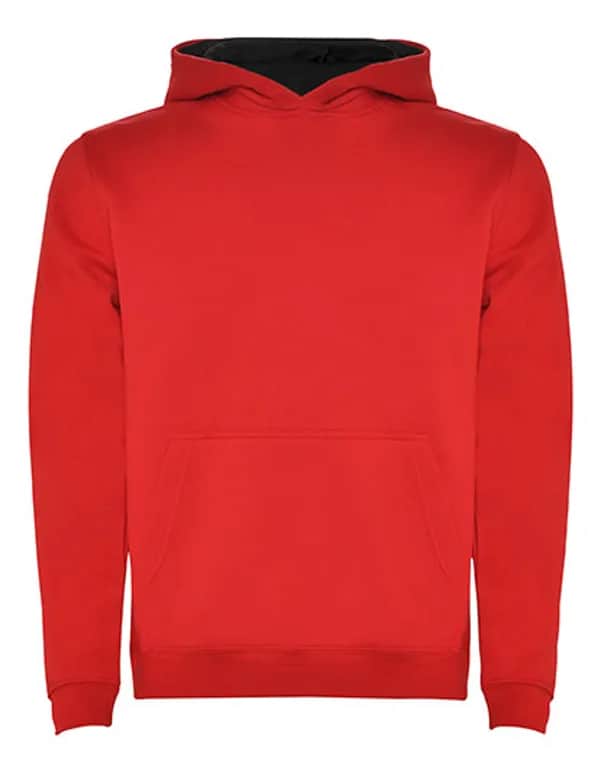 Kids´ Urban Hooded Sweatshirt - Red 60/Black 02
