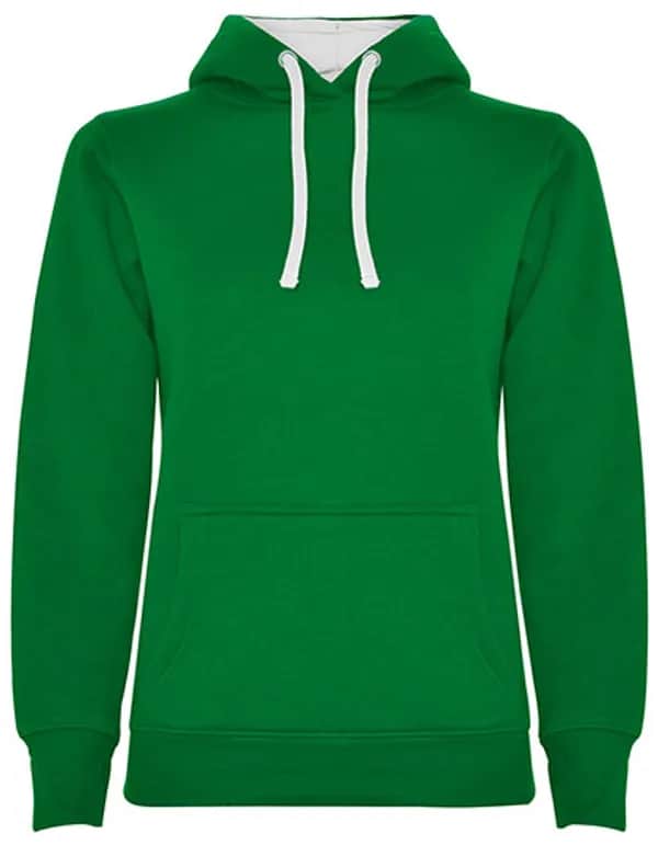 Women´s Urban Hooded Sweatshirt - Kelly Green 20/White 01