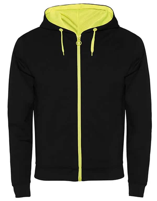 Fuji Sweat-Jacket - Black 02/Fluor Yellow 221