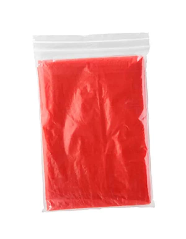 Raining Poncho Shaka - Red 60