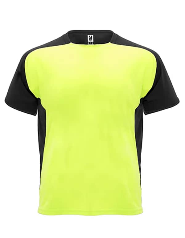 Bugatti T-Shirt - Fluor Yellow 221/Black 02