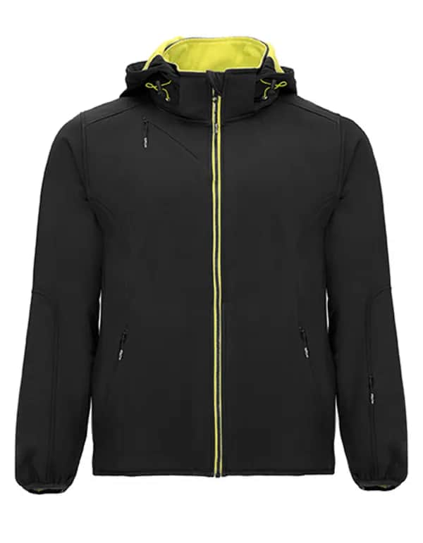 Siberia Softshell Jacket - Black 02/Lime Punch 235