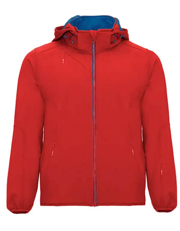 Siberia Softshell Jacket - Red 60/Royal Blue 05