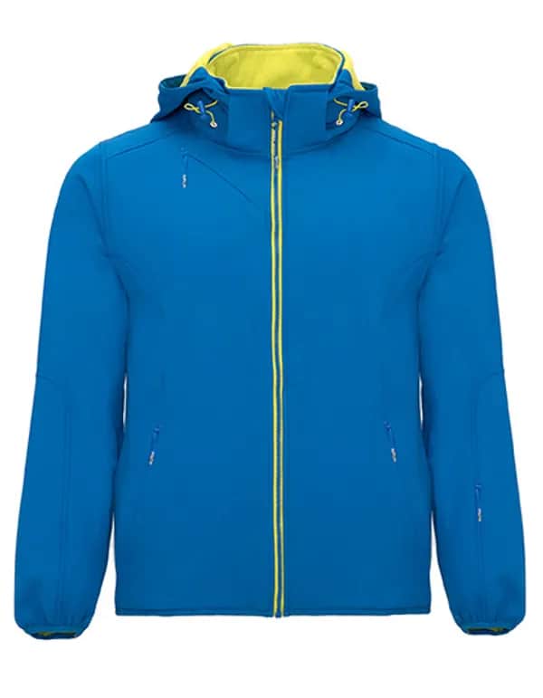 Siberia Softshell Jacket - Royal Blue 05/Lime Punch 235