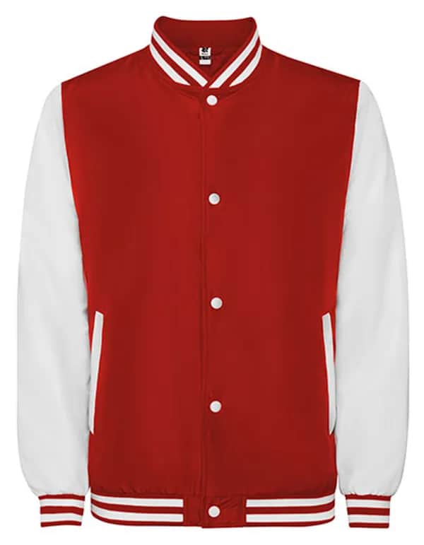 California Varsity Jacket - Red 60/White 01