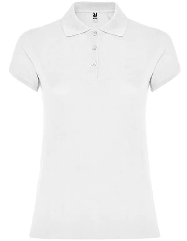 Women´s Star Poloshirt - White 01