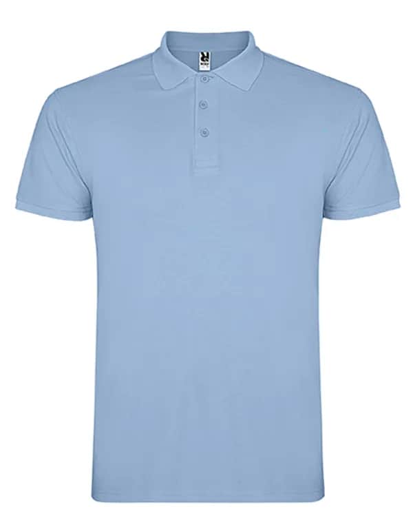 Men´s Star Poloshirt - Sky Blue 10