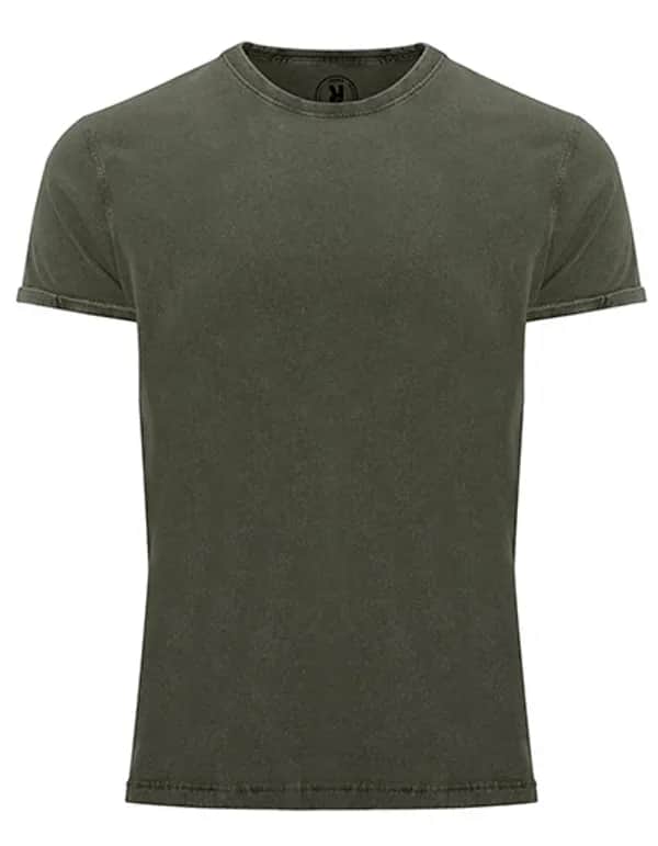 Men´s Husky T-Shirt - Dark Green Brown 38