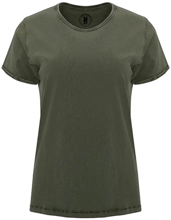 Women´s Husky T-Shirt - Dark Green Brown 38