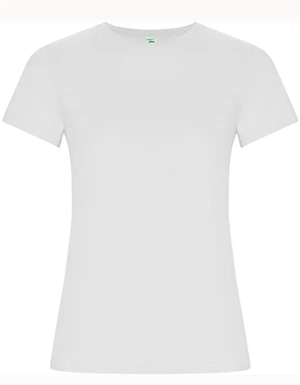 Women´s Golden Organic T-Shirt - White 01