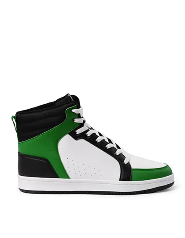 Space Basketball Shoes - Black 02/White 01/Bottle Green 56