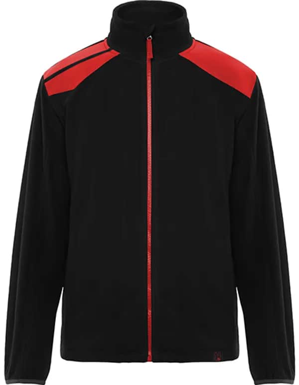 Fleece Jacket Terrano - Black 02/Red 60