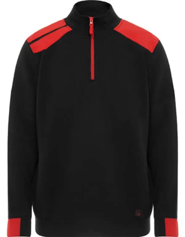 Troyer Sweatshirt Maverick - Black 02/Red 60