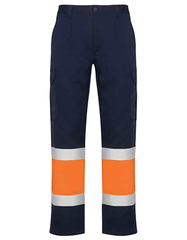 Naos Trousers - Navy Blue 55/Fluor Orange 223